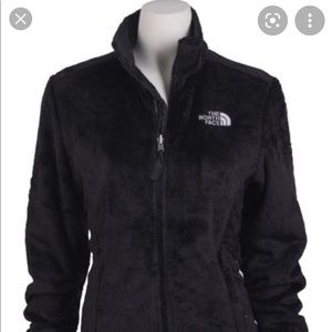 NORTHFACE fleece zip up jacket woman’s small